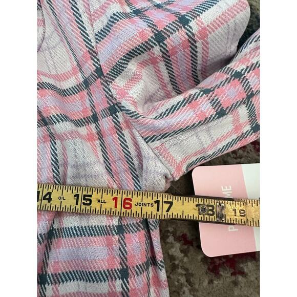 NWT Cabi #6257 Women's Pink & White Plaid Cropped Blazer Size Medium - Picture 7 of 8